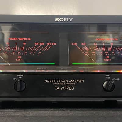 Sony TA-N77ES Stereo Power Amplifier. Pro Serviced! image 2