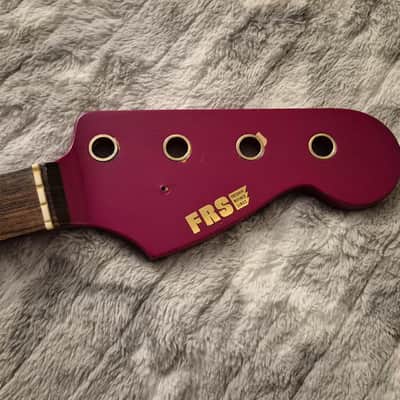 Vintage Fresher Refined Series FRS MIJ Bass Neck - 80s - Candy Apple Red - 20 Frets - Rosewood & Maple - Precision / Jazz Bass Neck - Japan image 5