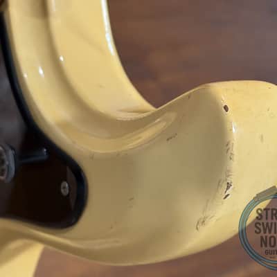 Mosrite Avenger Guitar, The Ventures Model, Aged White, MIJ 1970s image 16