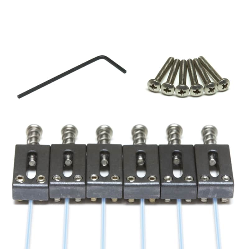 Graph Tech Ghost Loaded BLACK Pickup Saddles for PRS Guitar Tremolo, PN-8220-00 image 1