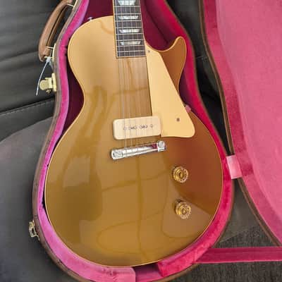 Gibson Custom '54 Les Paul Standard M2M Gold Top Single P90 image 1