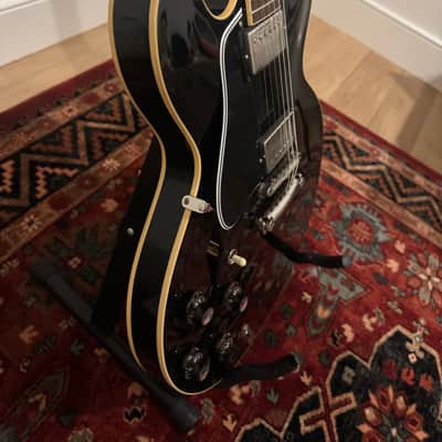 Gibson Custom Shop ’64 Reissue ES-335 Left-Handed – Ebony, COA, Case, RARE image 6