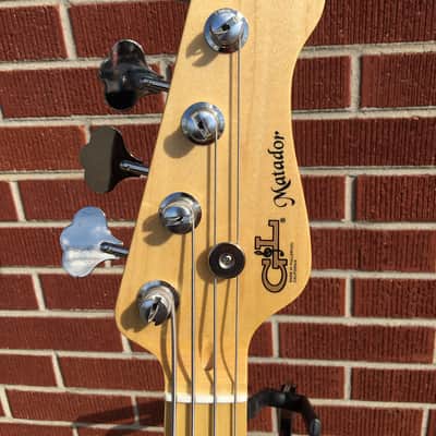 2020 G&L CUSTOM SHOP USA Matador Dragon Skin 4-String Electric Bass Guitar w/ Black Tolex Case image 4
