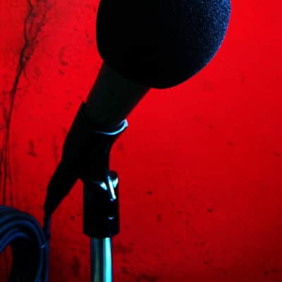 Vintage RARE Realistic Highball / Radio Shack / Shure SM58 Handheld Cardioid Dynamic Microphone Hi Z w accessories image 2