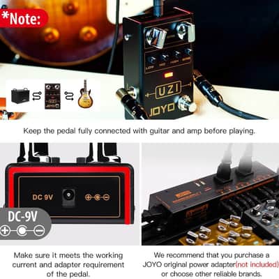 JOYO UZI R-03 Distortion Pedal R Series Heavy Metal Dist Between American and British for Electric Guitar Effect (Price includes the import duty to US buyer) image 4