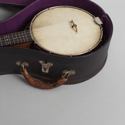 Gretsch No. 56 Solo Banjo Ukulele, c. 1935, original black chipboard case. image 14