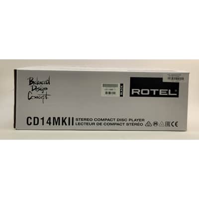 ROTEL CD14 MKII CD Player - Black - New in Box image 3