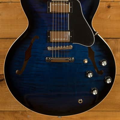 Gibson ES-335 Figured | Deep Ocean Burst image 3