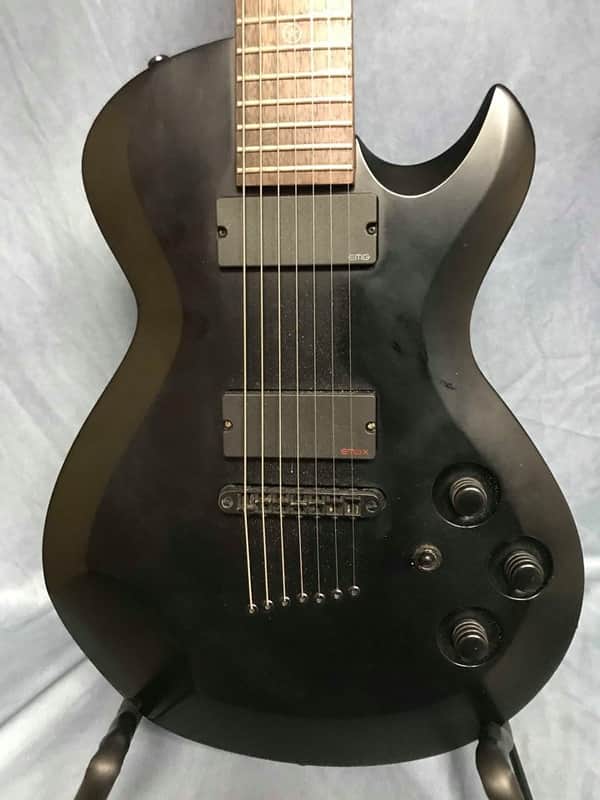 Cort 7-string EVL-Z47 Matte Black w/Pentacle fret markers MAKE