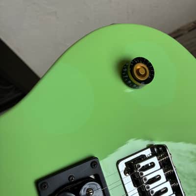 First Act ME 219 short scale electric Guitar upgraded - Neon green image 14