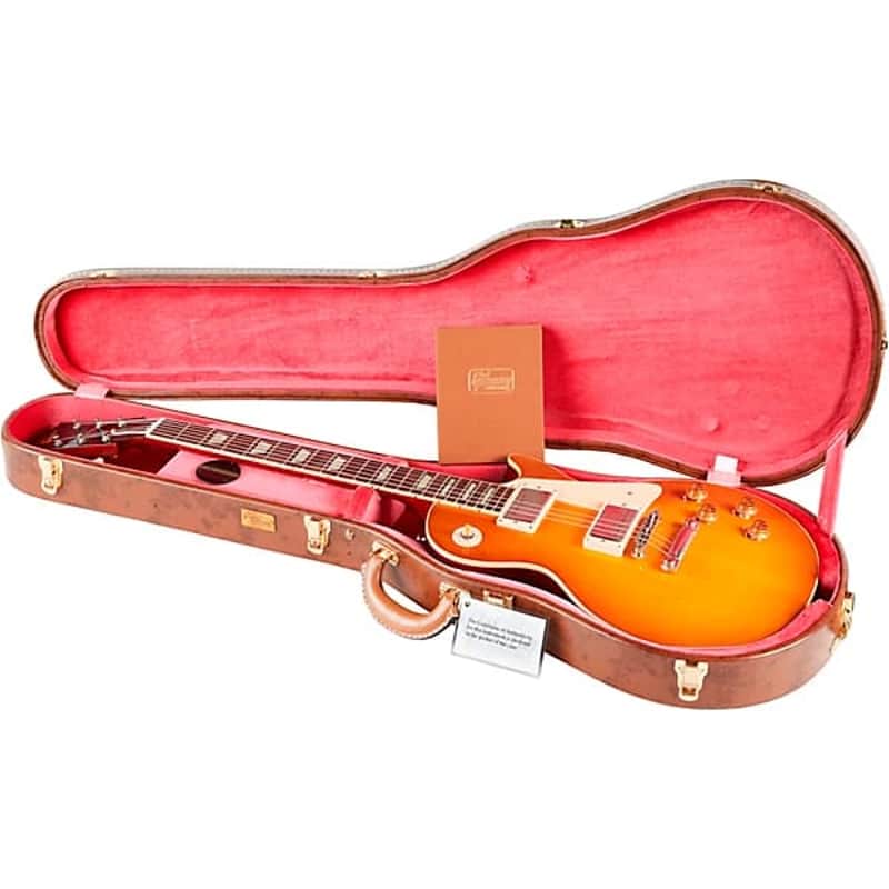 Gibson Custom 1958 Les Paul Standard Reissue VOS Electric Guitar 2024 - Lemon Burst image 1