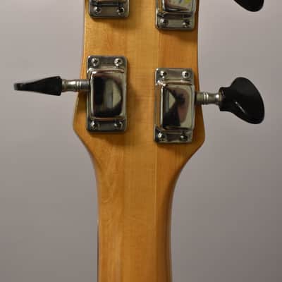 1970s Univox Hi-Flier Phase II Bass Metallic Blue Refin MIJ w/Gig Bag image 6