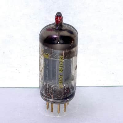 Mullard 10M Series 12AX7 ECC83 Red Tip Gold Pin Tube, High Testing image 2