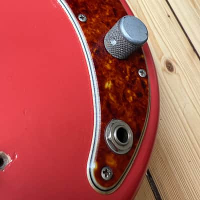 1963 Fender Precision Bass Guitar Fiesta Red image 5