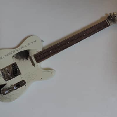 DDCC USA CUSTOMS DAVID BOWIE TELECASTER BLACKSTAR HAND ENGRAVED TRIBUTE TELE GUITAR image 4