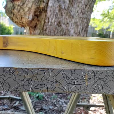 Guitar Body Firebird Tele Style Nitro Finish Nomoonlaser pickguard included image 9