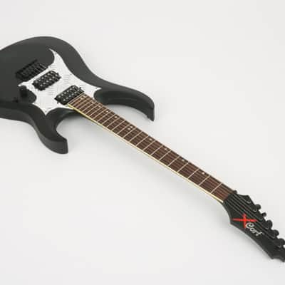 Cort エレキギター EMG HZ搭載 Cort X-THT1 Black Satin EMG-HZ Elecric Guitar HH Mahogany | Reverb
