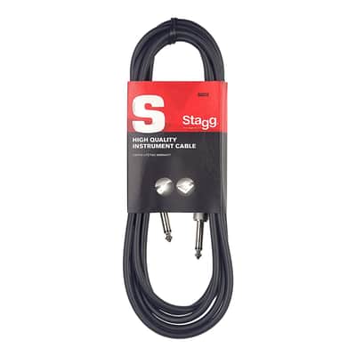 Stagg SGC10 1/4" Jack - 1/4" Jack Instrument Cable (10M) image 1