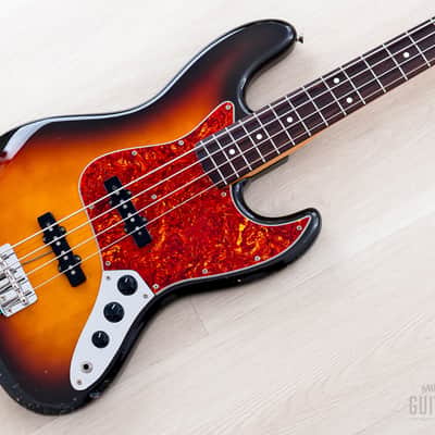 1989 Fender Jazz Bass ‘62 Vintage Reissue JB62-550 Sunburst 100% Original, Japan MIJ Fujigen image 1