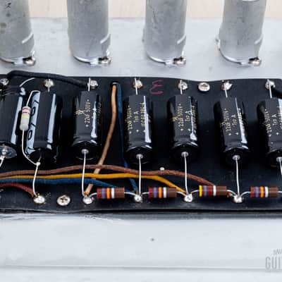 1962 Fender Dual Showman Blonde Brown Panel Vintage Piggyback Tube Amp 2x15 w/ JBL D130F, Victoria Cover image 23