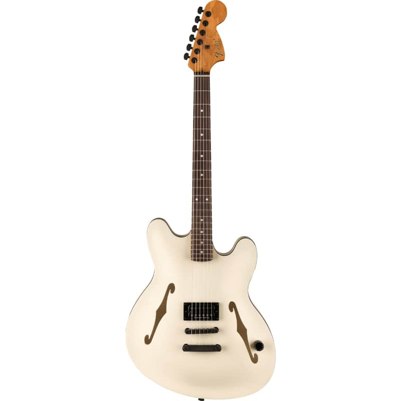 Fender Tom DeLonge Starcaster® Electric Guitar - Satin Olympic White image 1