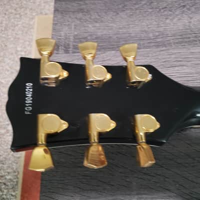 Burny Les Paul Cstom with Floyd Rose 2000's - Black image 9