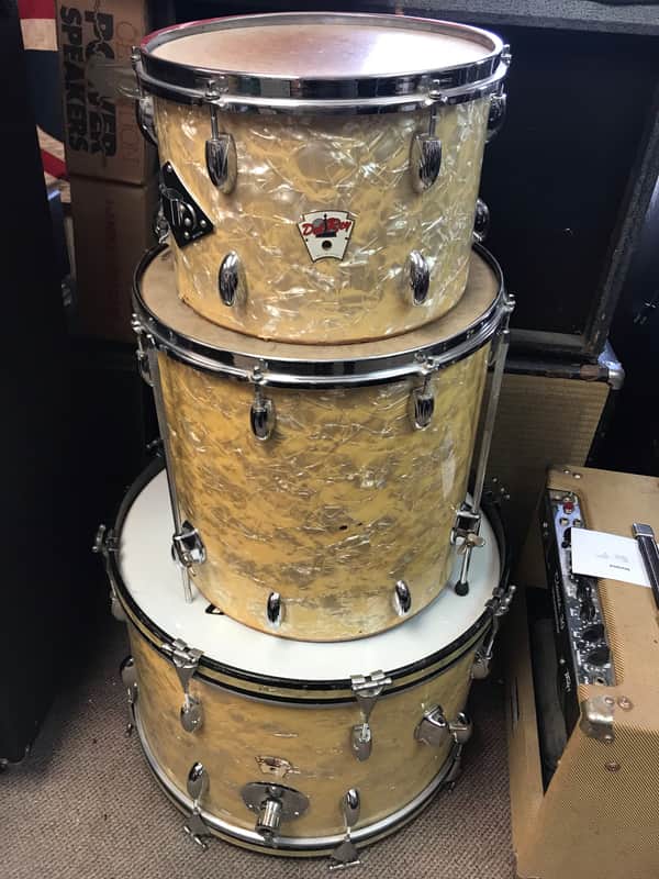 Teisco Del Rey Drums 1960's Pearl image 1