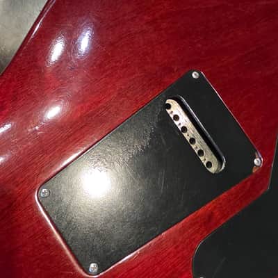 1986 PRS Custom 24 - Birds, Flame Top, Cherry Burst - w/ Case image 16