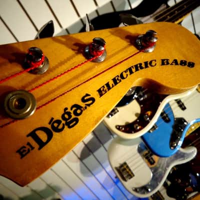 El Degas P Bass Copy 1970's Sunburst MIJ image 5