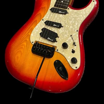 Charvel ST Custom - Circa 1990 1991 - MIJ - Made in Japan - Cherry Sunburst - w/ HSC image 5