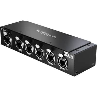 Xvive PXH Hub Breakout Box for Five PX-A Personal Monitor Mixers image 2