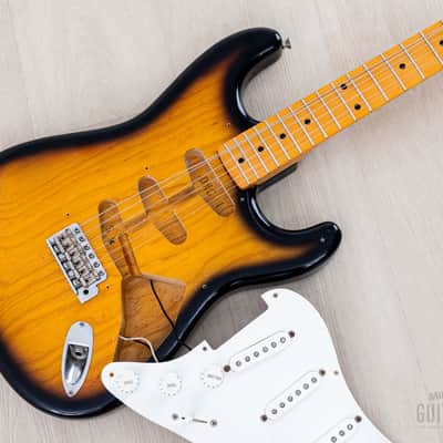 2006 Fender DiMarzio Collection ‘54 Stratocaster ST54-120DMC Sunburst Lacquer, Near-Mint w/ Tweed Case, Japan MIJ image 22