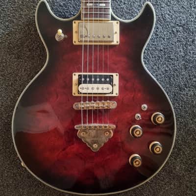 Ibanez AR325QA Dark Brown Sunburst image 3