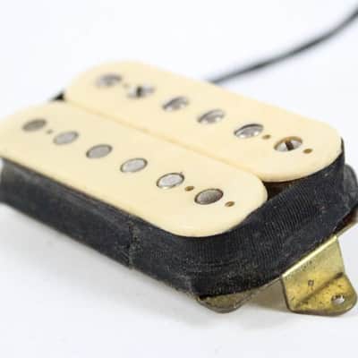 1970s-1980s Vintage DiMarzio PAF Double Cream USA for Gibson Humbucker Pickup image 2