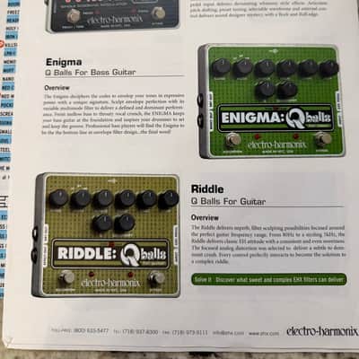 Electro-Harmonix Pedal Brochure 2011 Freeze Neo Clone germanium big muff pog2 memory boy toy ring thing enigma image 11
