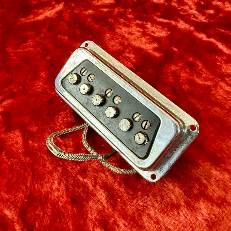 DeArmond Rowe Dynasonic 2000 guitar pickup 1960’s - Chrome original vintage USA guild Gretsch Kustom Martin image 1