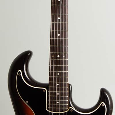 Burns Jazz Split Sound Solid Body Electric Guitar (1964), ser. #9652, black alligator hard shell case. image 8