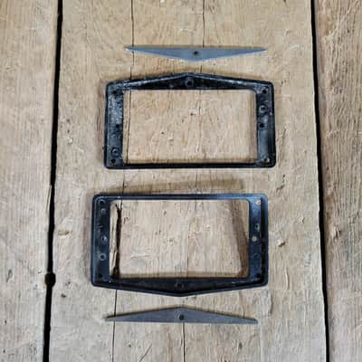 Gibson L6-S Deluxe Pickup Rings 1970s - Black image 2