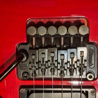 Charvel 375 Deluxe with Rosewood Fretboard 1989 - 1991 - Transparent Red image 3