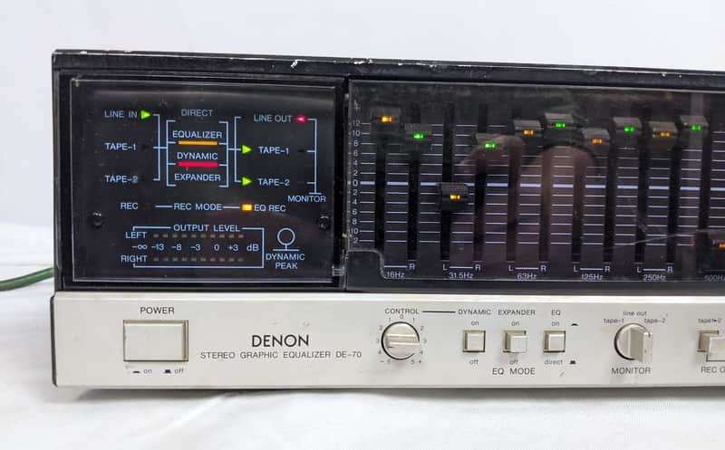 Égaliseur Denon DE-70 – Modèle Rare Haut De Gamme – Occasion Bon état