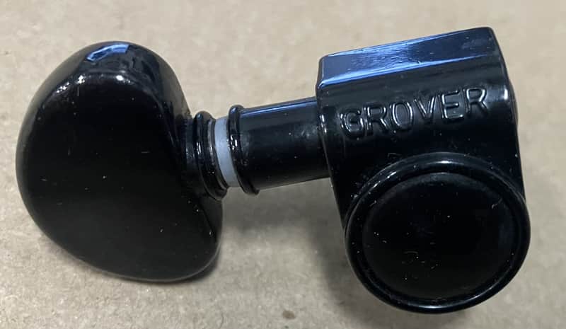Grover- tuning head, treble side, black image 1