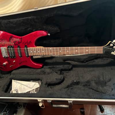 jackson electric guitar  candy apple red image 1