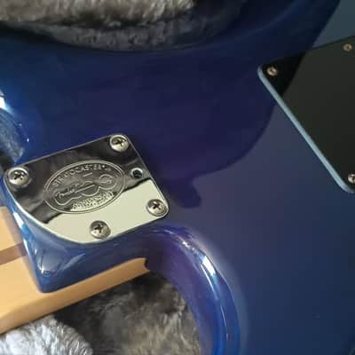 RARE! Fender Deluxe FMT Stratocaster 2004 - Blue Flame top image 5