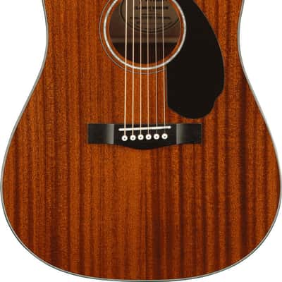 Fender CD-60SCE All Mahogany Dreadnought Acoustic Guitar image 1
