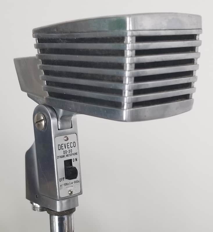 COLLECTORS! Deveco DD30 Dynamic Microphone 1950s Japan image 1