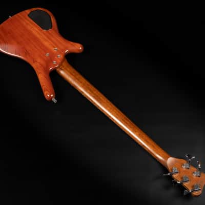 2017 Warwick Teambuilt Pro Series Corvette Bubinga 5A - Natural Transparent | German 5-String Electric Bass Ovangkol Neck Active / Passive Electronics image 14