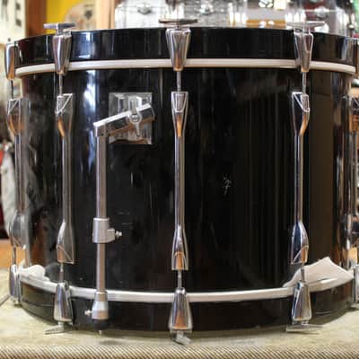 1980s Yamaha Recording Custom Outfit in Solid Black 14x22 8x10 8x12 9x13 10x14 12x15 image 4