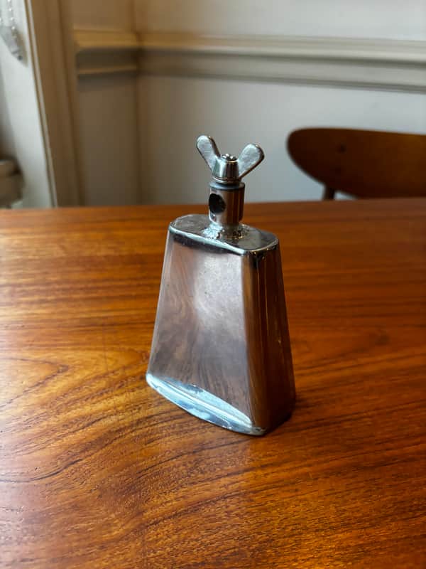 Vintage 1900s 4" Steel Cowbell Unmarked - See Video! image 1
