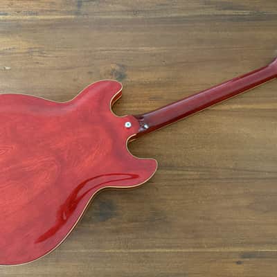 Yamaha SA700, “335” Guitar, 1977, Persimmon Red, 1ST YEAR PRODUCTION image 4