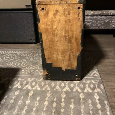 Marshall 1960A 4x12" Angled Guitar Speaker Cabinet 1974 - Black image 6